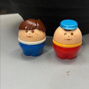 Charming Kids Toy Doll Duo - Blue and Red